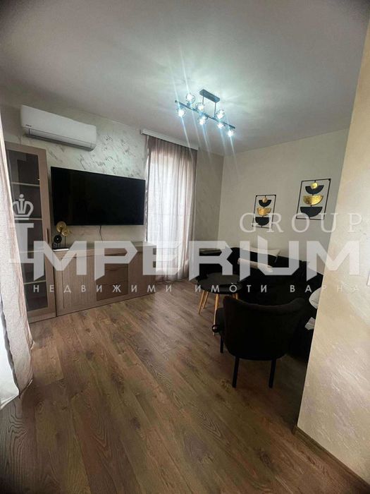 ПЪРВИ НАЕМАТЕЛИ! Двустаен апартамент с ПАРКОМЯСТО под наем жк. Кайсие