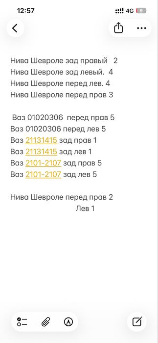 Подкрылки на автоваз