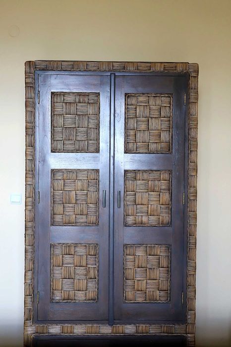 4 модела гардероби от масивно дърво и ратан – внос от Индонезия