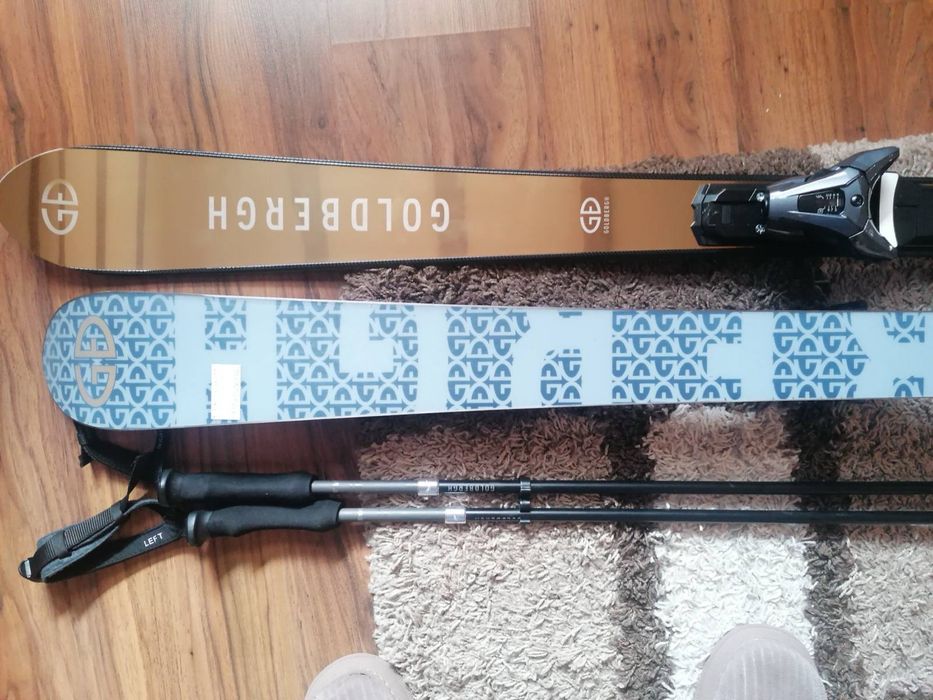 Ски Goldbergh Volant Champagne 155 см. Ръчно направени и номерирани.