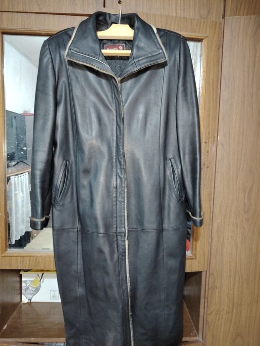 Плащ натуралний кожа