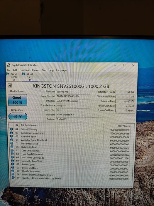 Vând SSD Kingston NV2 1Tb nou Transport 10 lei!