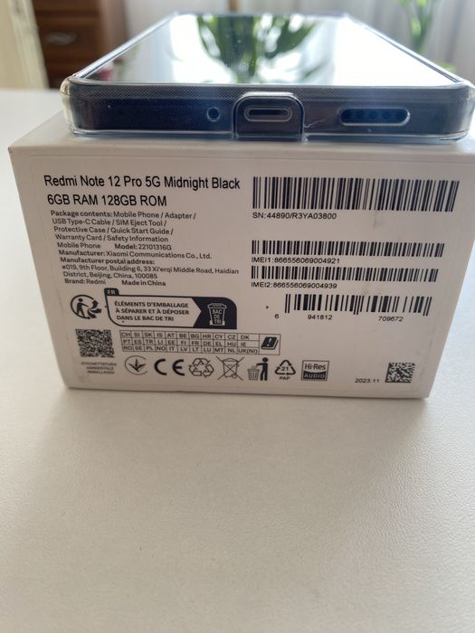 Smartphone Xiaomi Redmi Note 12 Pro 5G 128GB Nou