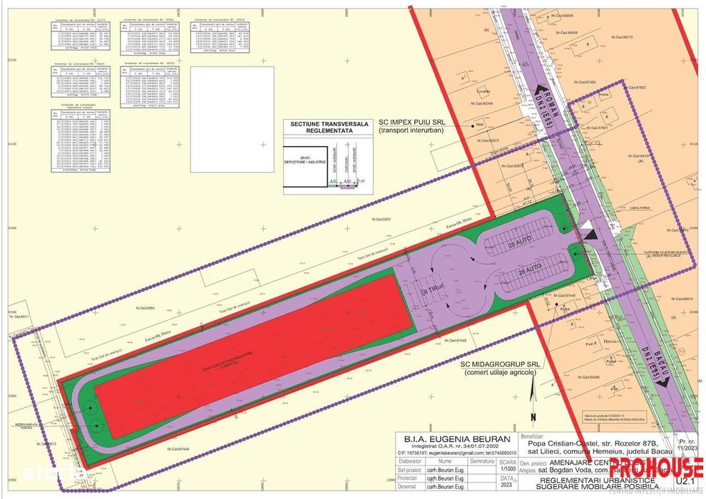 Bogdan Voda- teren cu PUZ industrial aprobat- direct la E85
