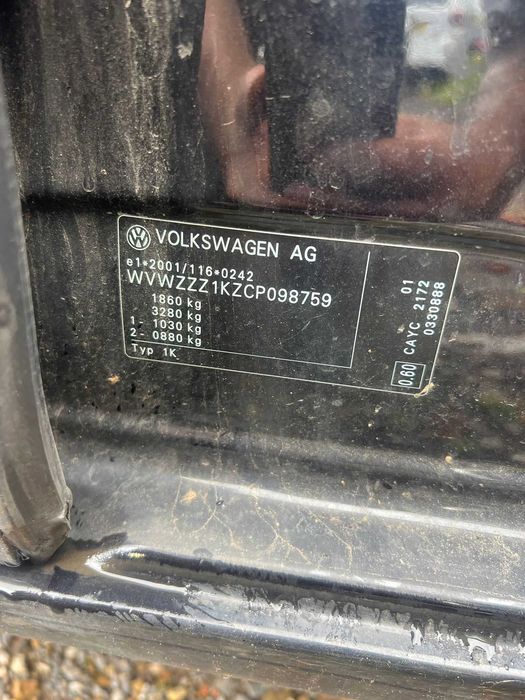 Dezmembrez Golf 6 1.6tdi cod CAYC cutie automată