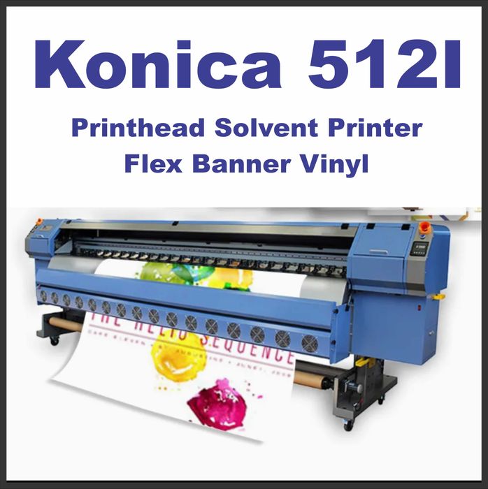 Konica 512I Printhead Solvent Printer Flex Banner Vinyl