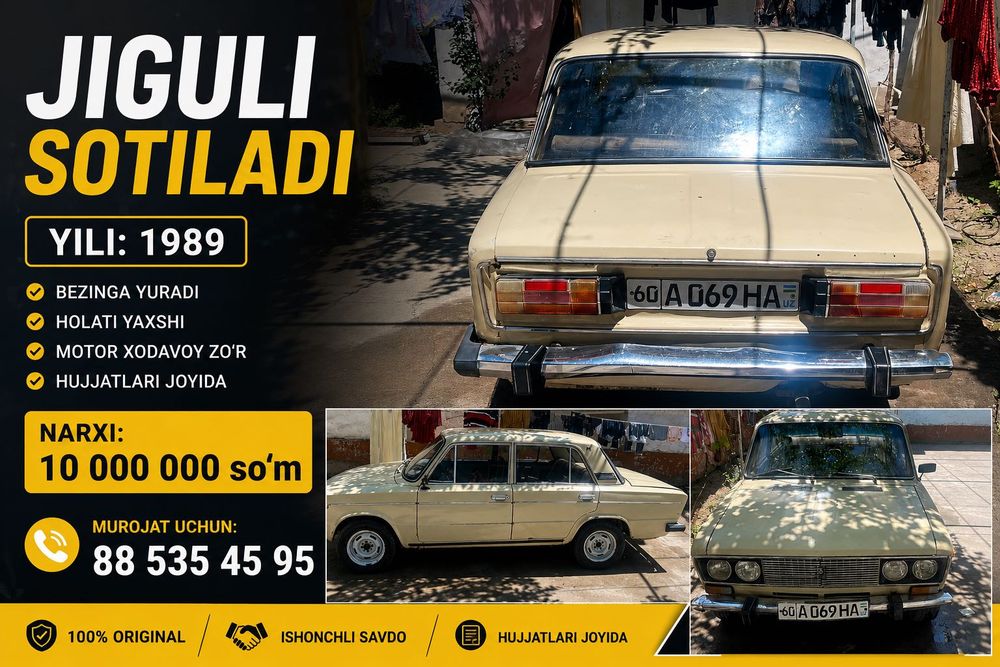 Jiguli 2106 sotiladi