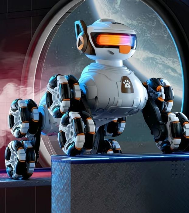 Интерактивная собака робот на пульте управления