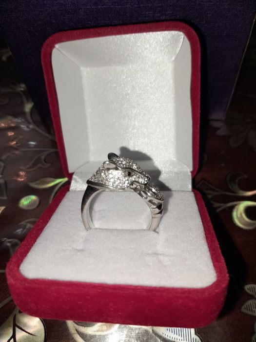 Кольцо серебро 925 пробы cartier