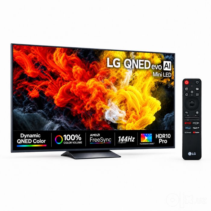 Televizor  LG 55QNED 83B6A 120Hz  новинка (2026) . Для дома.