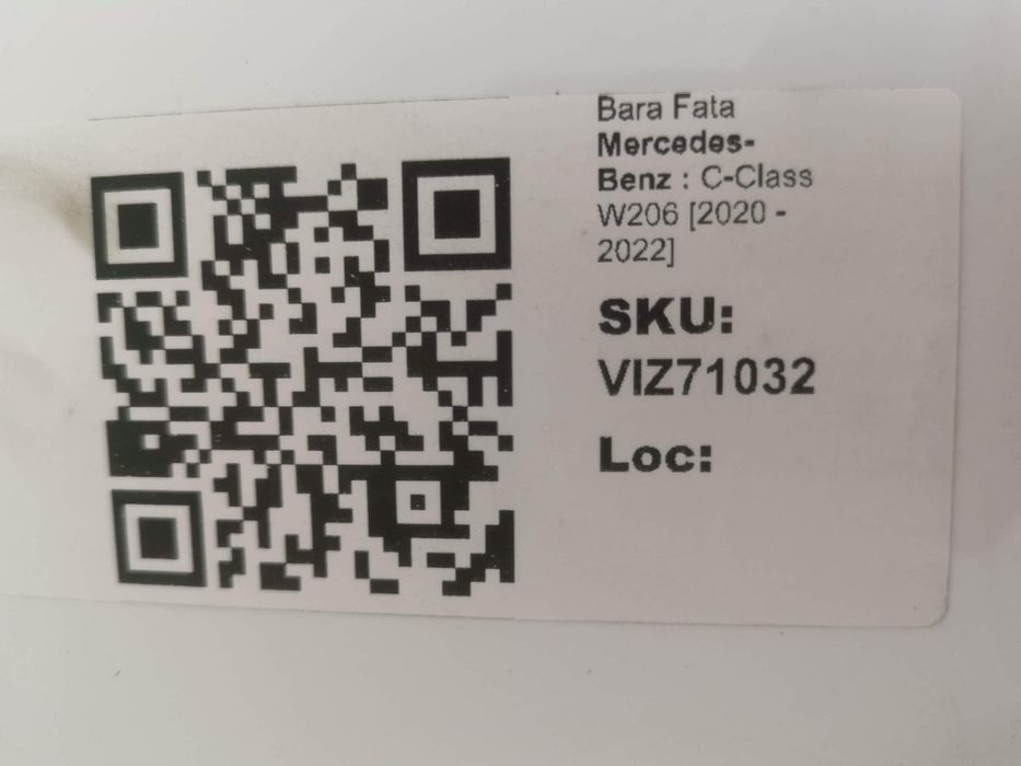 Мерцедес-Бенц C-Class / Mercedes-Benz C-Class W206 Предна броня AMG ор
