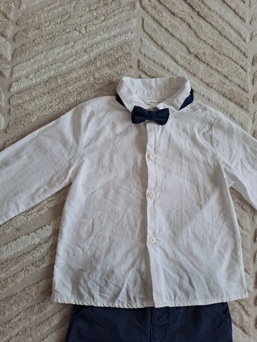 Комплект Mayoral риза и къс панталон