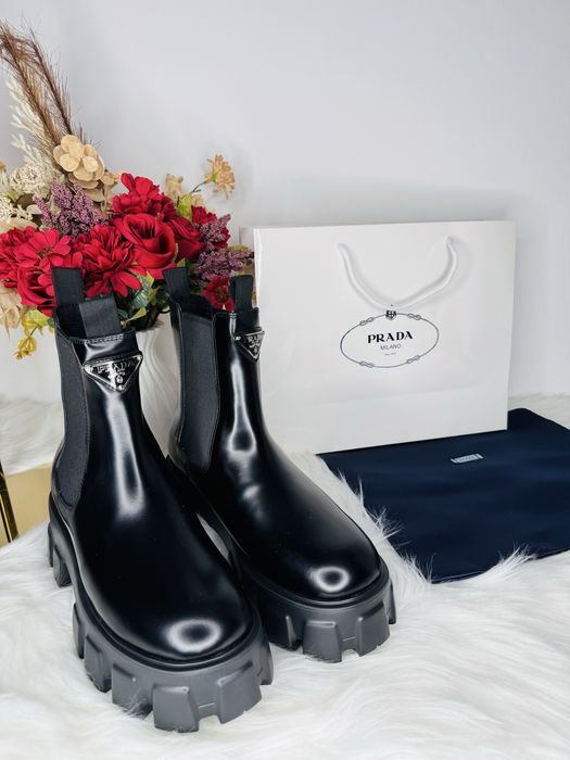 Ghete Prada - piele naturala 100% premium prezentare completa