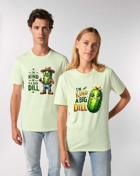 Забавни тениски за двойки, еднакви тениски