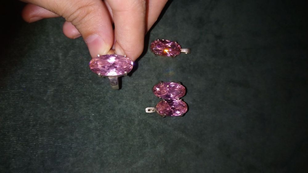 Серебро. Серебряные серьги. Кольцо. Кулон.