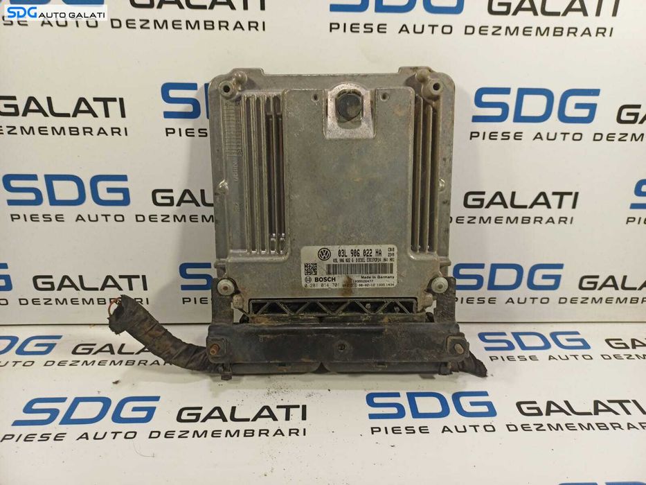 ECU Calculator Motor Volkswagen Tiguan 2.0 TDI CBAB 2008 - 2012 Cod 03L906022HA 0281014701 [L1388] [L1389]