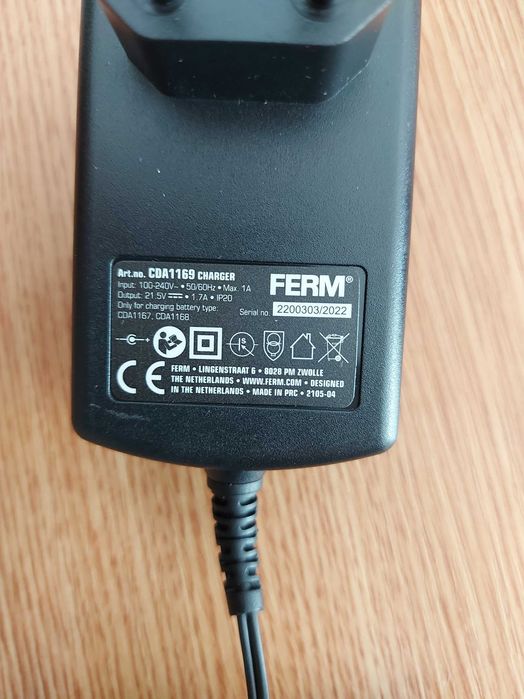 Incarcator FERM acumulatori 20V  4A, adaptabil pentru scule MyProject