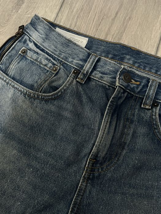 Джины Zara flared jeans zip