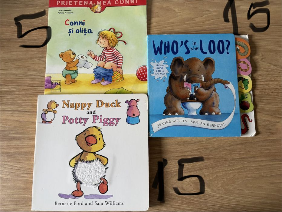 Carti potty training (usborne, alte edituri)