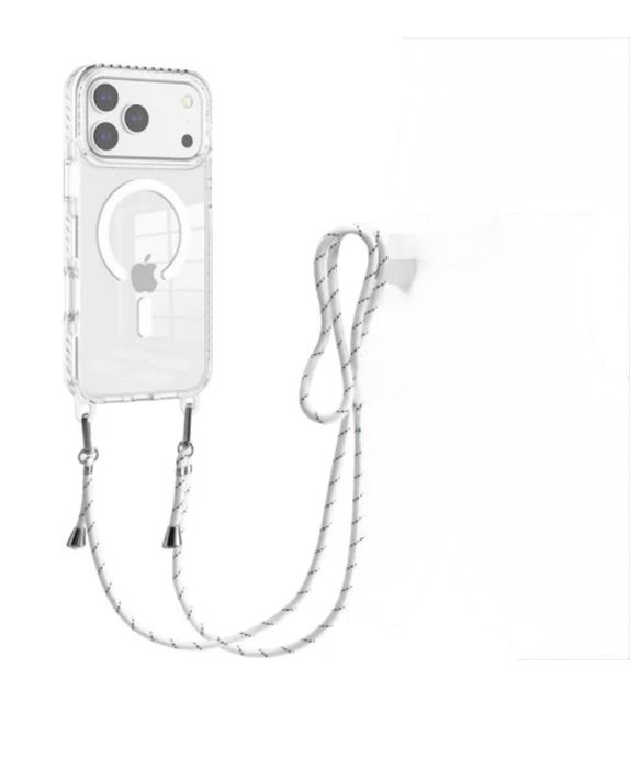 Iphone 17 PRO/PLUS/PRO MAX/AIR - Husa Magsafe Hard PC Snur Detasabil