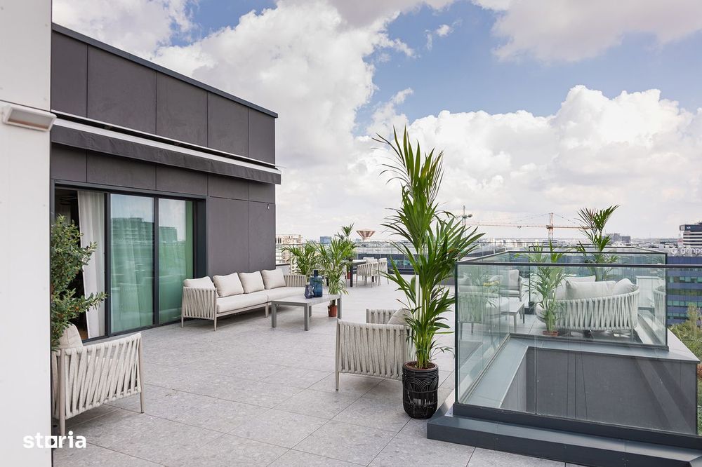 AFI Home North-Penthouse, mobilat&utilat, all-inclusive+2 loc parcare