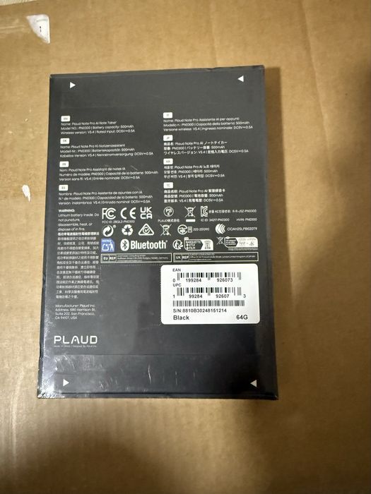 plaud note pro nou sigilat