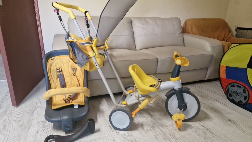 Детска триколка с дръжка за бутане Elolution 3 в 1
Детска триколка с д