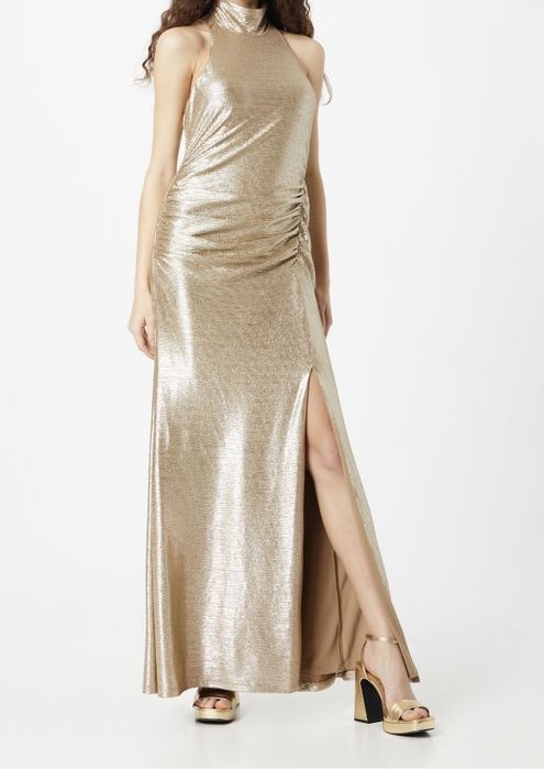 Rochie de seara Lauren Ralph Lauren “Retleah”, aurie, mar. 4