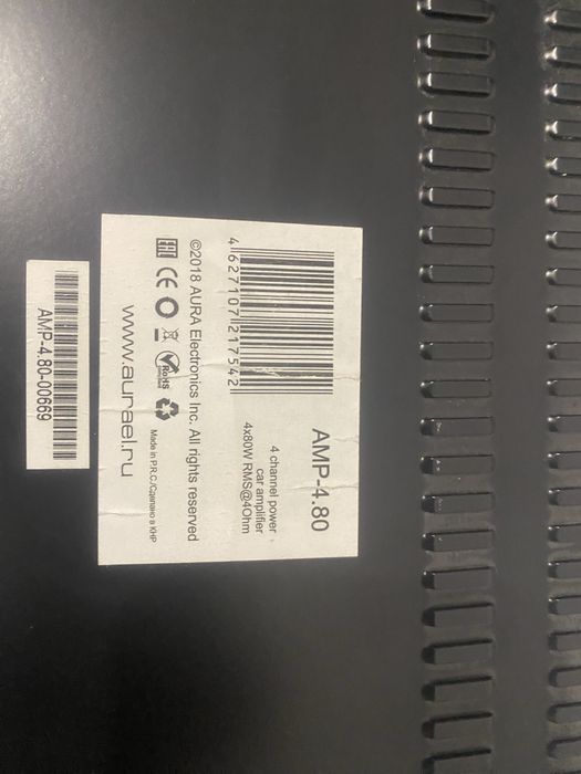 Amplificator auto AURA 4.80, 4 canale