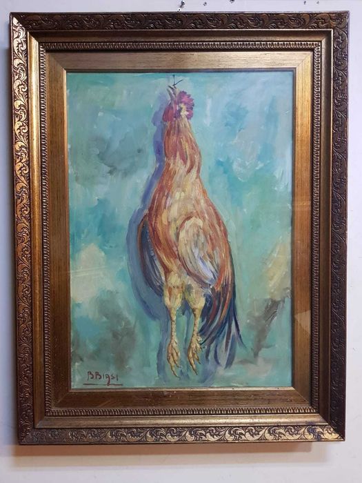 Tablou vechi,pictura in ulei!