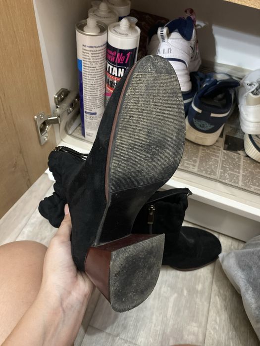 Полуботинки замш 38рр