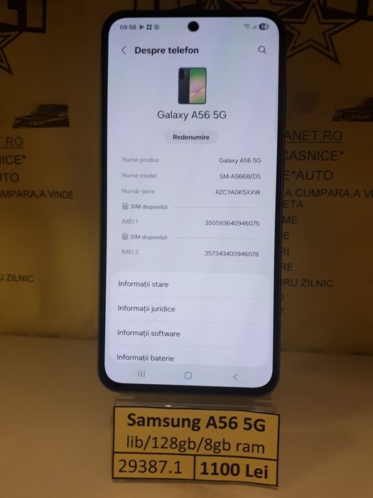 Samsung A56 5G (vl) star amanet