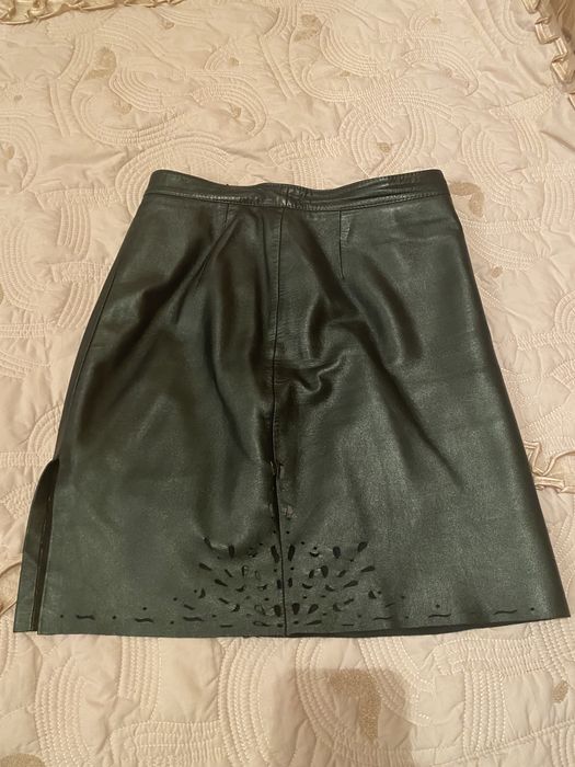 Кожаная юбка