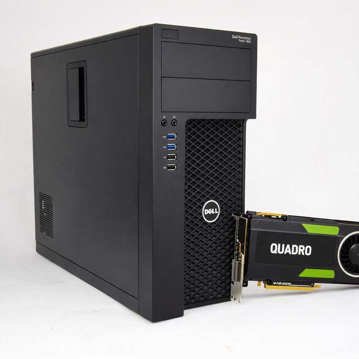 Unitate PC Dell Precision 3620 Tower 32gb ECC, Quadro M4000, 256+500gb