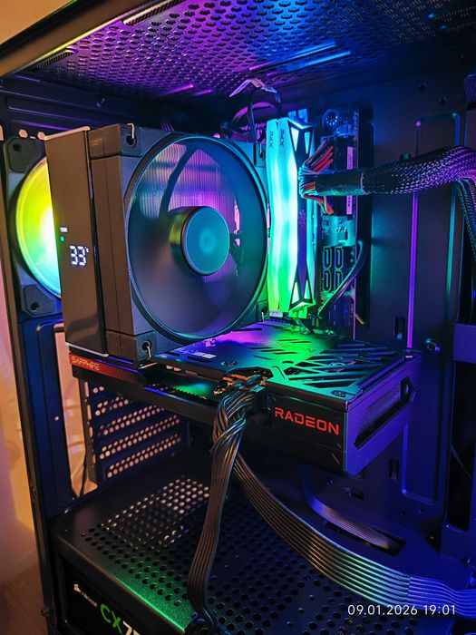 Геймърски i9 9900K, RX 7600 8GB, RAM 16GB DDR4 3600, SSD 512GB NVME