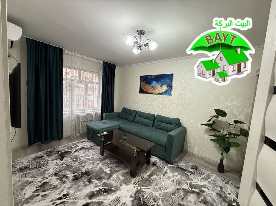 1/1/4, Чиланзар 5, Метро Хамза, ЕВРИК+МЕБ+ТЕХ продаётся квартира  ~