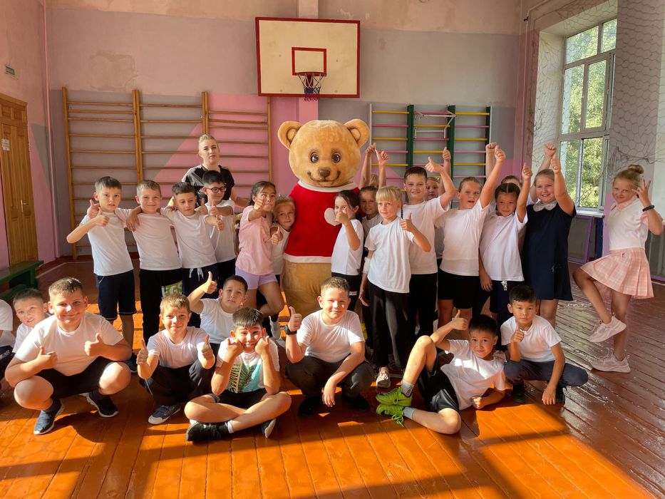 Мишка ростовая кукла