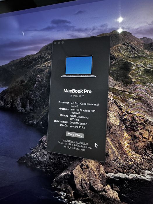 MacBook Pro 15” 2017