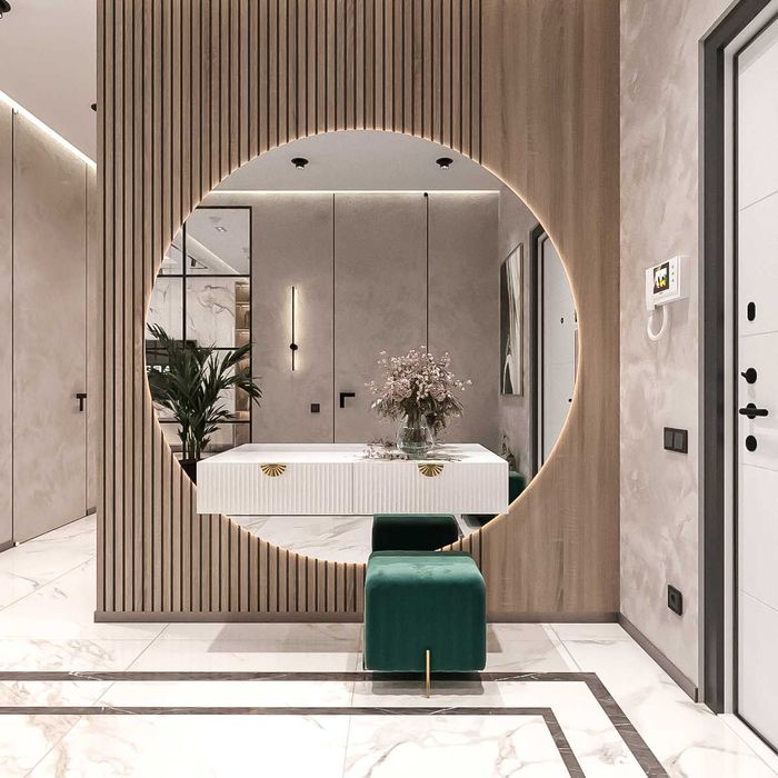 Дизайн интерьера, планирование новостроек, рабочие чертежи, надзор