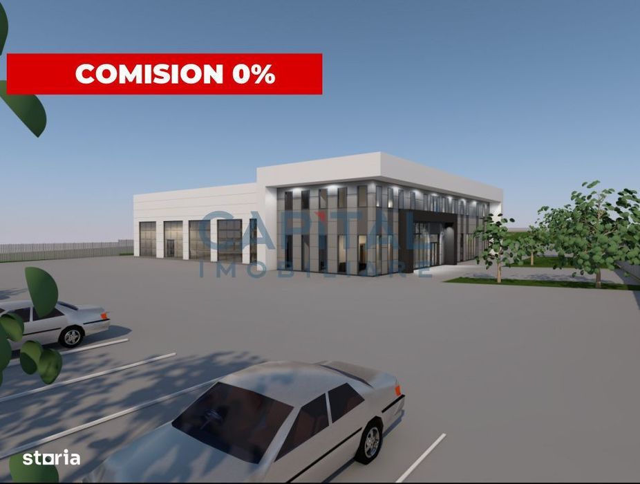 Fara comicion! Teren 10000 mp, front 60 m la DN, A/C HALA service auto