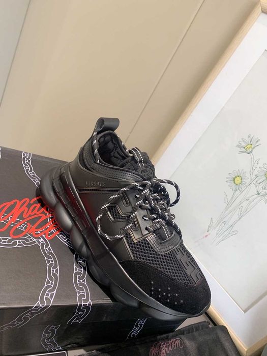 Adidasi Versace Chain Reaction l Produs NOU Premium din Piele Premium