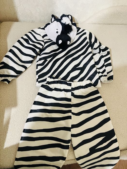 Карновальный костюм зебры