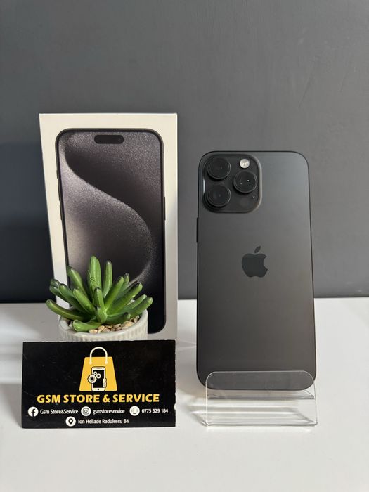 Iphone 15 Pro Max 512Gb Black Titanium Garantie Gsm Store&Service
