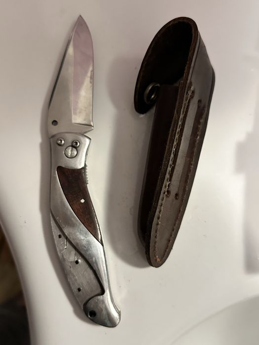 Cutit briceag wild und hund, teaca piele