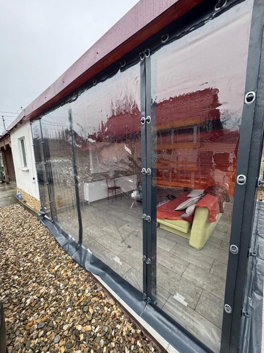 Folie terasa transparenta Cristal premium terase si foisoare