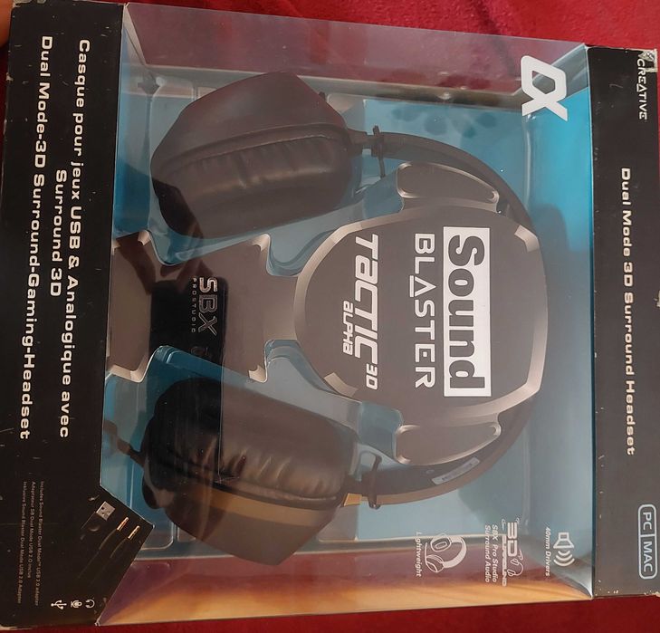 Слушалки Creative Sound Blaster Tactic Alpha 3D