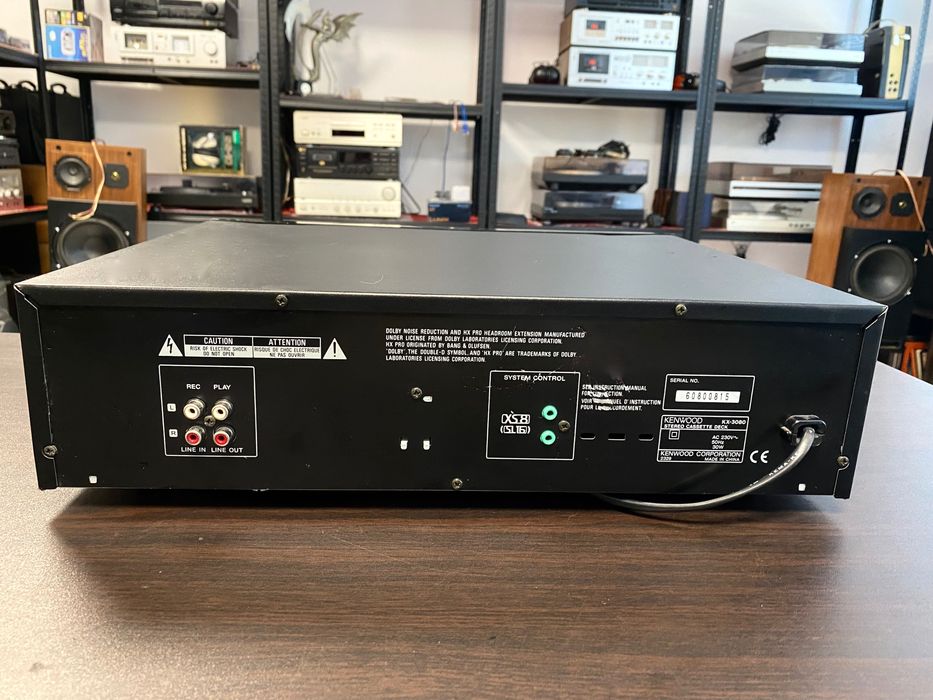 Тримоторен касетен дек Kenwood