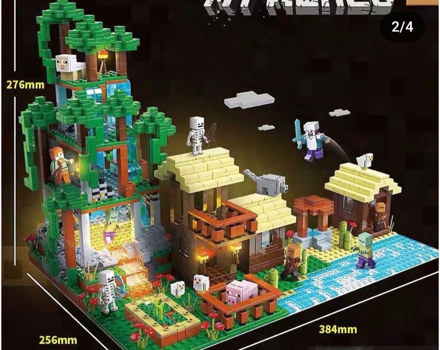 Ново ! Огромен Конструктор Minecraft майнкрафт 2106 части  Подарък