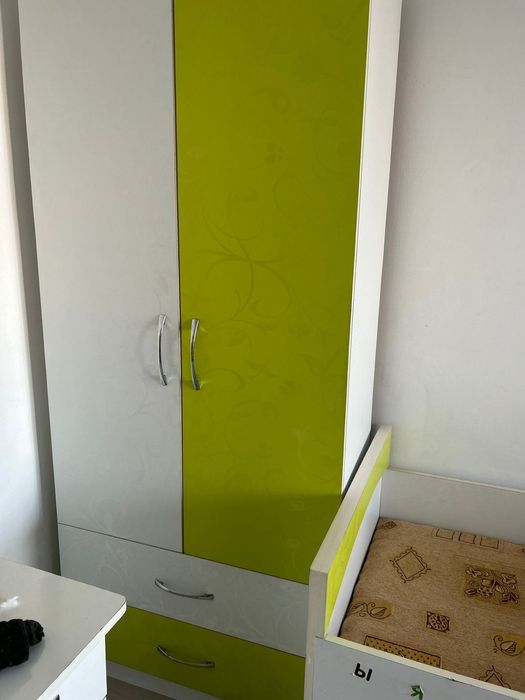 Детский шкаф и кровать