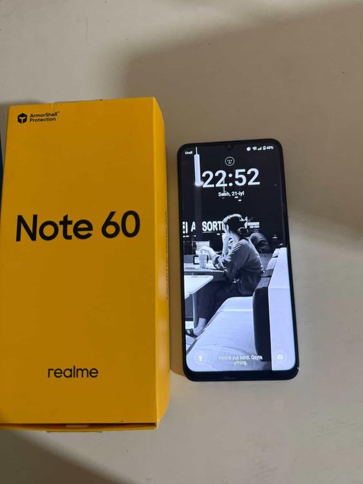 Realme Not 60  128GB  holati yangi karobkasi borbor